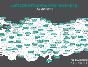 Mersin Koronavirüs Son Durum: 1-7 Mayıs Haftalık Vaka Sayısı Haritası Açıklandı!