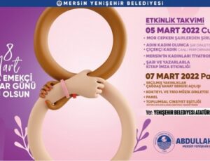 Yenişehir Belediyesinden 8 Mart’a Özel Etkinlikler
