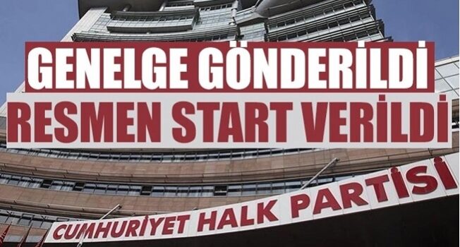 CHP’de Belediye Başkanlığı Aday Adaylıkları İçin Başvurular Başladı