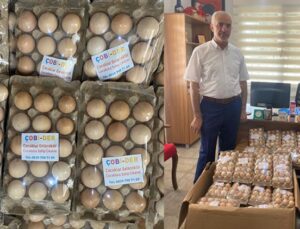 (ÇOBİ-DER)’den Çocuklara Yumurta Kampanyası