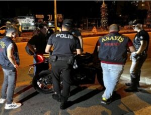 Mersin’de 20 Farklı Noktada Motosiklet Sürücülerine Yönelik  Uygulama