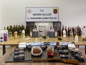 Mersin’de Sahte İçki  Ticaretine Büyük Operasyon