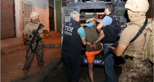 Mersin’de PKK-KCK Terör Örgütlerine Büyük Operasyon