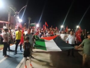 Mersin’de Filistin’e Destek Yürüyüşü Gerçekleştirildi
